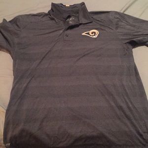 Nike Dri Fit Los Angeles Rams Polo Large